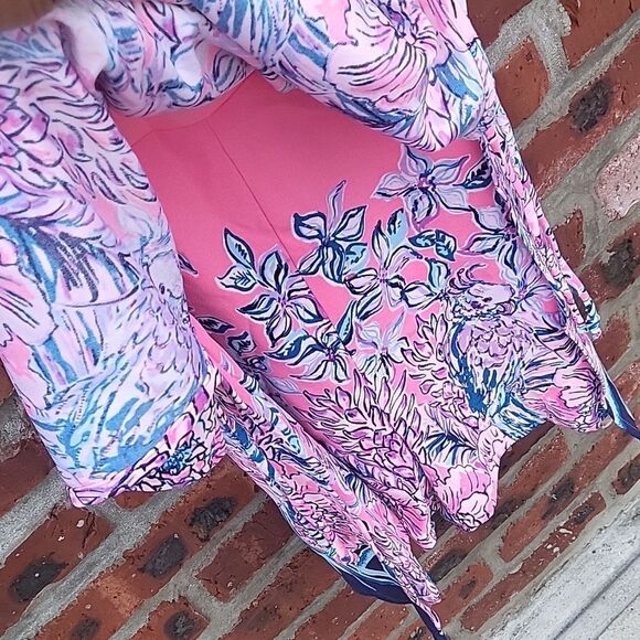 Lilly Pulitzer Pink Floral SWORT set - Picture 4 of 6